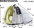 Dual Expandable Polarized Cat Backpack Carrier, Fit up to 20 lbs, Expandable - Image 2