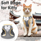 Cat Vest Harness and Leash Set for Walking Escape Proof, Adjustable Kitten - Image 3
