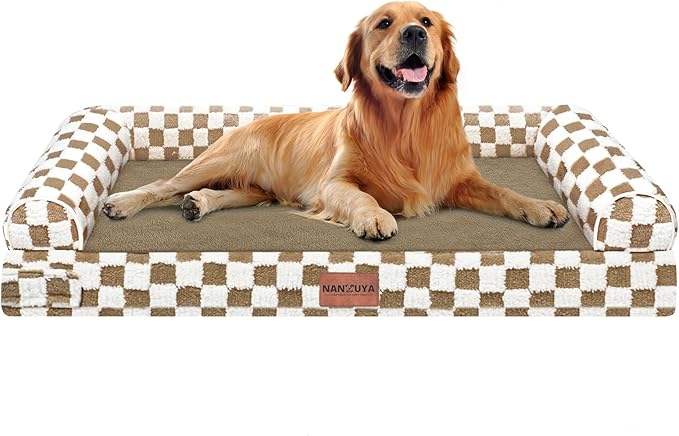Large Dog Bed Orthopedic Washable: Beds Bolster XL Bed Big XLarge Dogs Egg by Nanuya