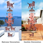 Outdoor Dog Wind Chimes, Gifts for Mom & Grandma & Woman & Family & Neighbor - Image 5