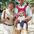 Dog Carrier Backpack, Pet Front Carrier Backpack Legs Out Dog Chest Carrier - Image 7