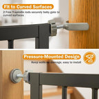 Baby Gate for Stairs, 29.7-43" Auto Close Dog Gate for Doorways & Hallways - Image 8