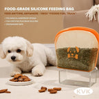 Extra Extra Large Silicone Dog Food Mat 39.4×43.3in and 128oz Silicone Bag Set - Image 4