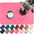 VIVAGLORY Dog Food Mat Flexmat Dog Bowl Mat, Placemat Food Tray by Vivaglory
