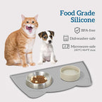 OHMO - Cat Food Mat, Silicone Pet Feeding Mat - Image 3