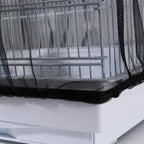 ISMARTEN Bird Cage Seed Catcher, Airy Gauze Bird Cage Cover Seeds Guard - Image 5