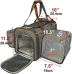 Mr. Peanut's Gold Series Double Expandable Pet Carrier - Image 3