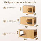 EHEYCIGA Cardboard Cat Scratcher House, 23-Inch Corrugated Cat Scratcher - Image 7