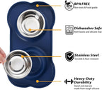 Hubulk Pet Dog Bowls 2 Stainless Steel Dog Bowl - Image 2