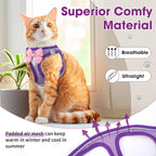 Cat Vest Harness and Leash Set for Walking Escape Proof, Adjustable Kitten - Image 4