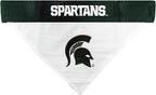 Pets First Collegiate Pet Accessories, Reversible Bandana, Michigan State - Image 3