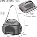 halinfer Large Fat Cat Carrier Fit up to 20 Pounds, Small Puppy Pet Travel - Image 2