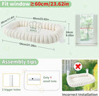 Sunhoo Cat Window Perch Bed Foldable Kitty Windowsill Hammock Shelf Seat Large - Image 4