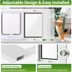 Aluminum Frame Window Cat Door - Image 3