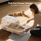 FURTIME Stainless Steel Litter Box - Image 2