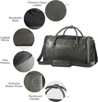 Stylish Leather Pet Carrier for Small Dogs and Cats Up to 15 lbs, Airline - Image 4