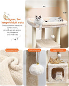 SYANDLVY 27" Cat Tree for Indoor Cats, Activity Tower - Image 4