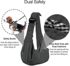 PETLOFT Reversible Dog Cat Sling Carrier, Small Carrier, Adjustable Sling - Image 4