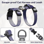 Cat Harness and Leash Set, 3-in-1 Escape Proof Adjustable, Comfortable Soft - Image 3