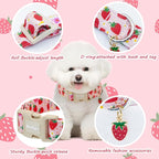 Pink Dog Collar for Small Dogs, Cute Dog Collars Girl Puppy Collar - Image 4