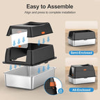 Stainless Steel Litter Box - Image 4