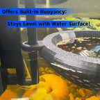 Fish Tank Floating Betta Hide，Betta or Shrimp Burrows and Hammock, Fish and - Image 2