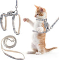 TIESOME Cat Harness and Leash Set, Adjustable Gradient Kitten Harness Escape by TIESOME