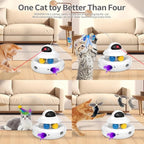 Interactive Cat Toys for Indoor Cats, 4-in-1 Automatic Kitten Toy - Image 2