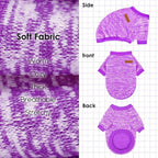 1 Pc Dog Sweaters for Small Dogs Girl Boy Winter Fleece Clothes Warm Soft Dog - Image 5