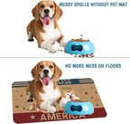Personalized Dog Cat Mat with Name Photo Custom Placemat Feeding Mats - Image 6