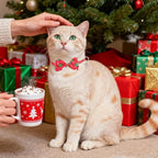 SCENEREAL Christmas Cat Bandana Collar - Image 7