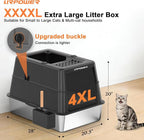 XXXXL Stainless Steel Cat Litter Box - Image 2