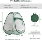 2PCS Mesh Plant Protector Tent from Animals - Image 2