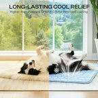 Luciphia Premium Dog Cooling Mat Non-Slip Q-MAX>0.5 Self-Cooling Pad - Image 3