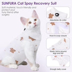 SUNFURA Cat Recovery Suit, Kitten Surgical Full Bodysuit - Image 4