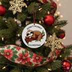 Sloth Ornament, Sloth Gifts for Women, Christmas Ornament 2025 Funny Lazy - Image 6