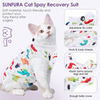 SUNFURA Cat Recovery Suit, Kitten Surgical Full Bodysuit - Image 4