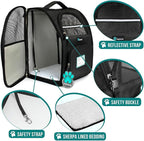PetAmi Dog Backpack Carrier for Small Large Cat, Ventilated Pet Hiking Backpack - Image 4
