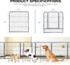 Dog Playpen, 32/40/45 Inch Height in Heavy Duty, Folding Indoor Outdoor - Image 3