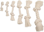 Mammoth Pet Products Dog, Flossy Chews 100-Percent Cotton White Rope Bone - Image 5