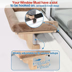 Zakkart Cat Perch for Window Sill - Image 5