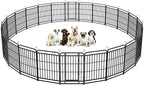 Heavy Duty Dog Playpen: 24 Steel Panels 40" Height, Square Steel Pipe by Committedtobetterpetlife