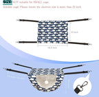 JSPYFITS Cat Cage Hammock with Ball, Double Layer Hanging Adjustable Soft Pet - Image 4