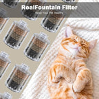Cat Water Fountain Filter Replacement 6PC Compatible - Image 4