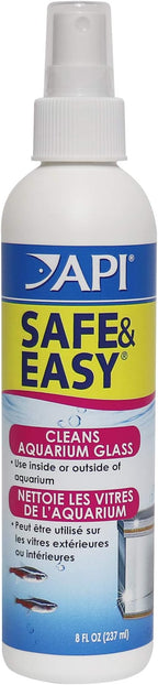 API SAFE & EASY Aquarium Cleaner Spray 8-Ounce Bottle by API