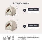 Bedsure Cat Beds for Indoor Cats - 2 in 1 Cat Cave House Tent for Kittens and - Image 5