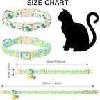2 Pack Summer Duck Dinosaur Cat Collars Breakaway - Image 4