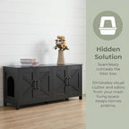 Homhedy Cat Litter Box Enclosure - Image 2
