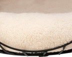 Kitty City Modern Cat Bed with Wooden Side Table, Elevated Indoor Cat Lounge - Image 6