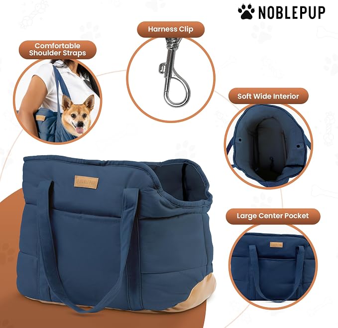 Plush Dog Purse Carrier for Small Dogs, Soft Dog Tote Bag - Image 5